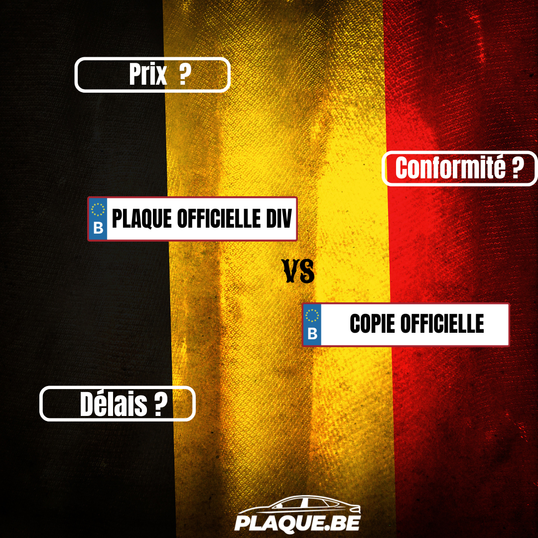 plaque d'immatriculation officielle DIV