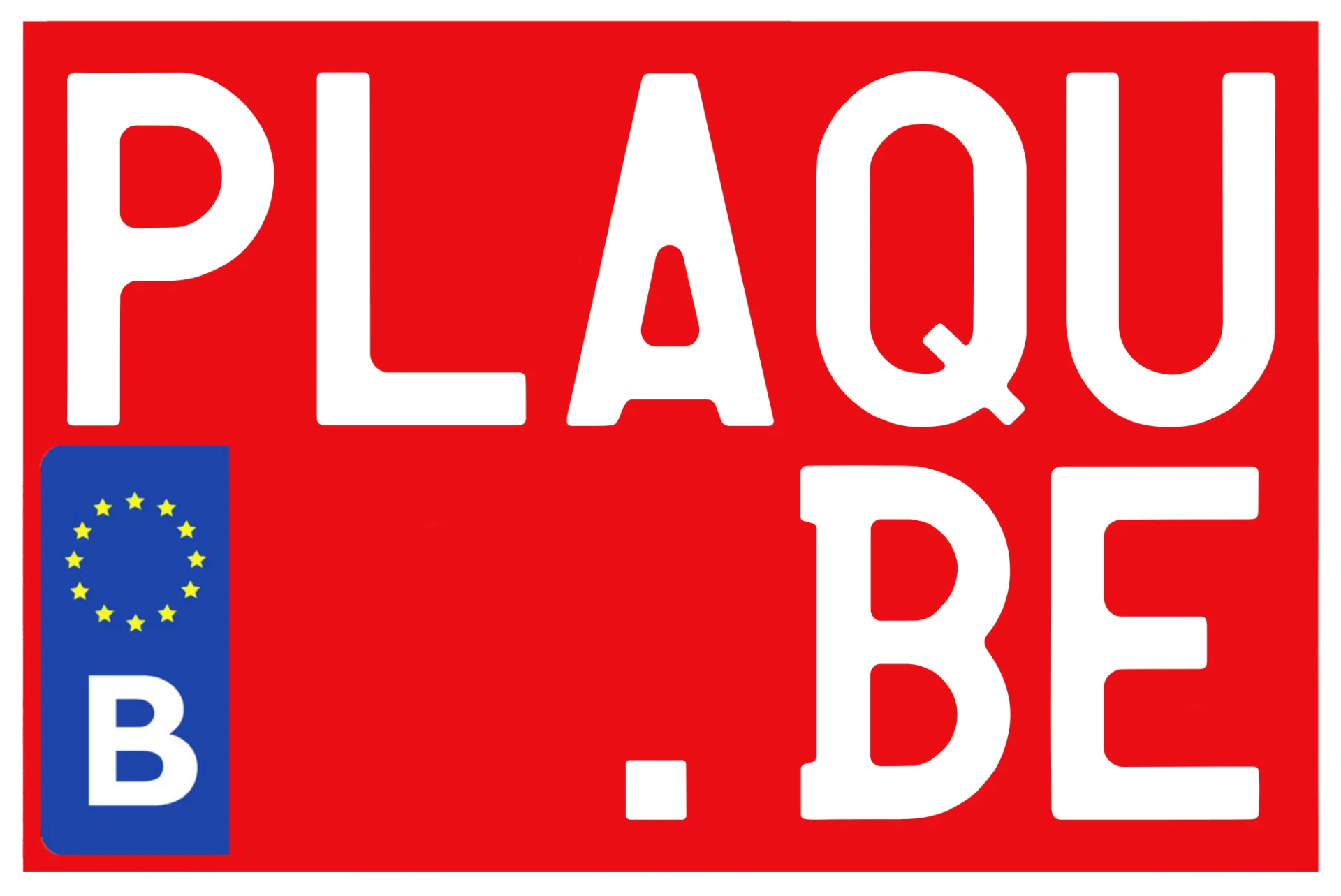 Belgische rode transit nummerplaat motor 21x14 cm