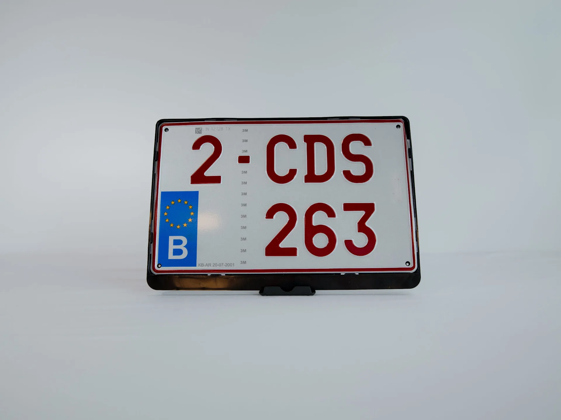 Porte-plaque 4x4 PVC