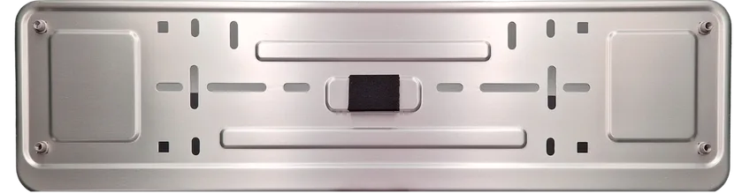 Grijze aluminium opschroefbare kentekenplaathouder