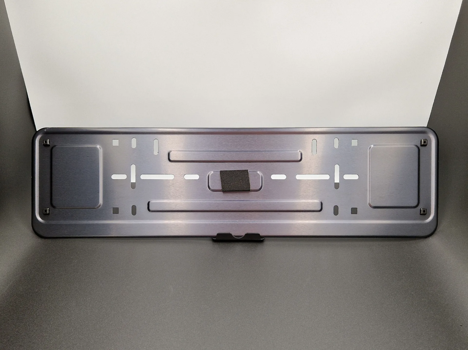 Porte-plaque Alu noir