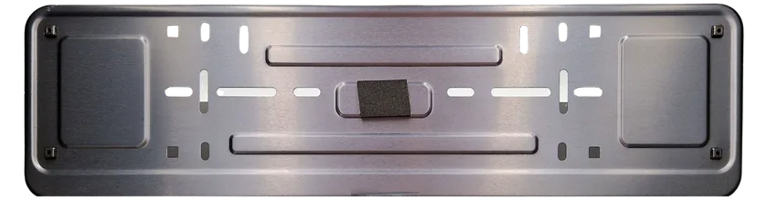 Zwarte opschroefbare aluminium kentekenplaathouder