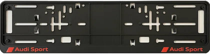 Audi Sport nummerplaathouder om te personaliseren
