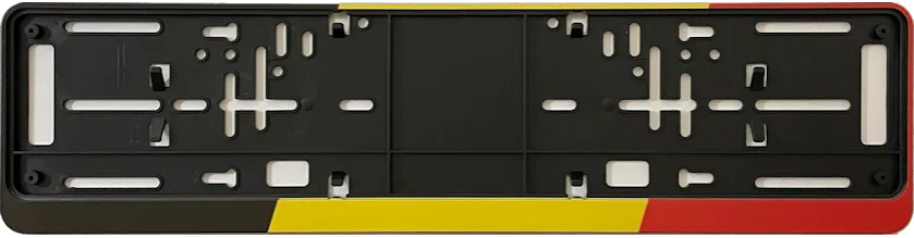 Belgische nummerplaathouder om te personaliseren