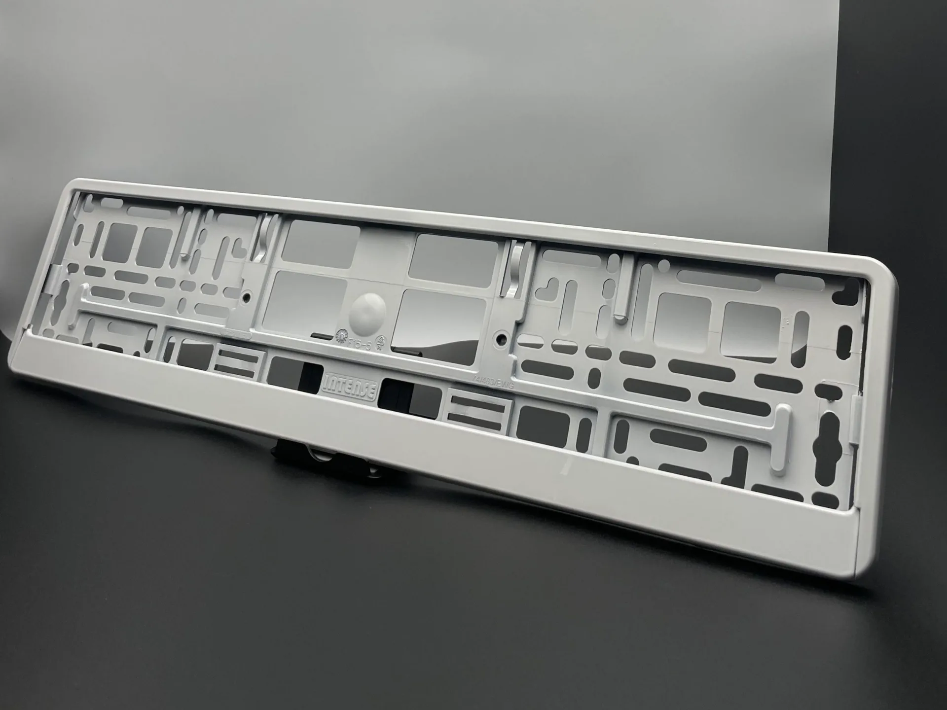 Porte-plaque Blanc Brillant