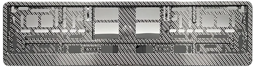 Carbon clip-on kentekenplaathouder