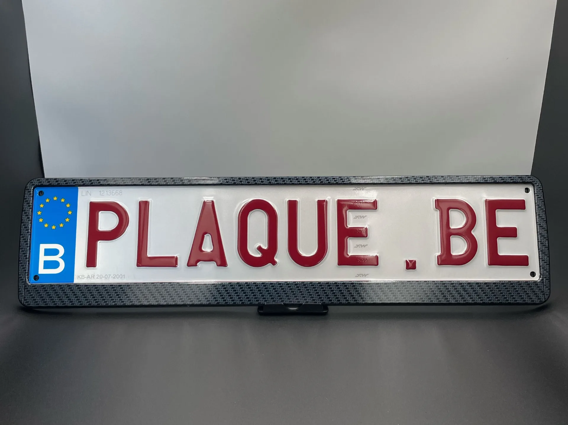 Porte-plaque "Carbon Cameleon"