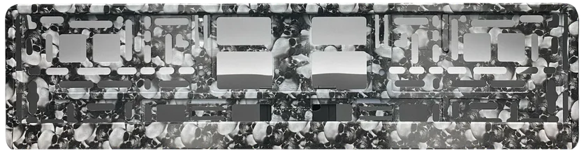 Schedels clip-on kentekenplaathouder