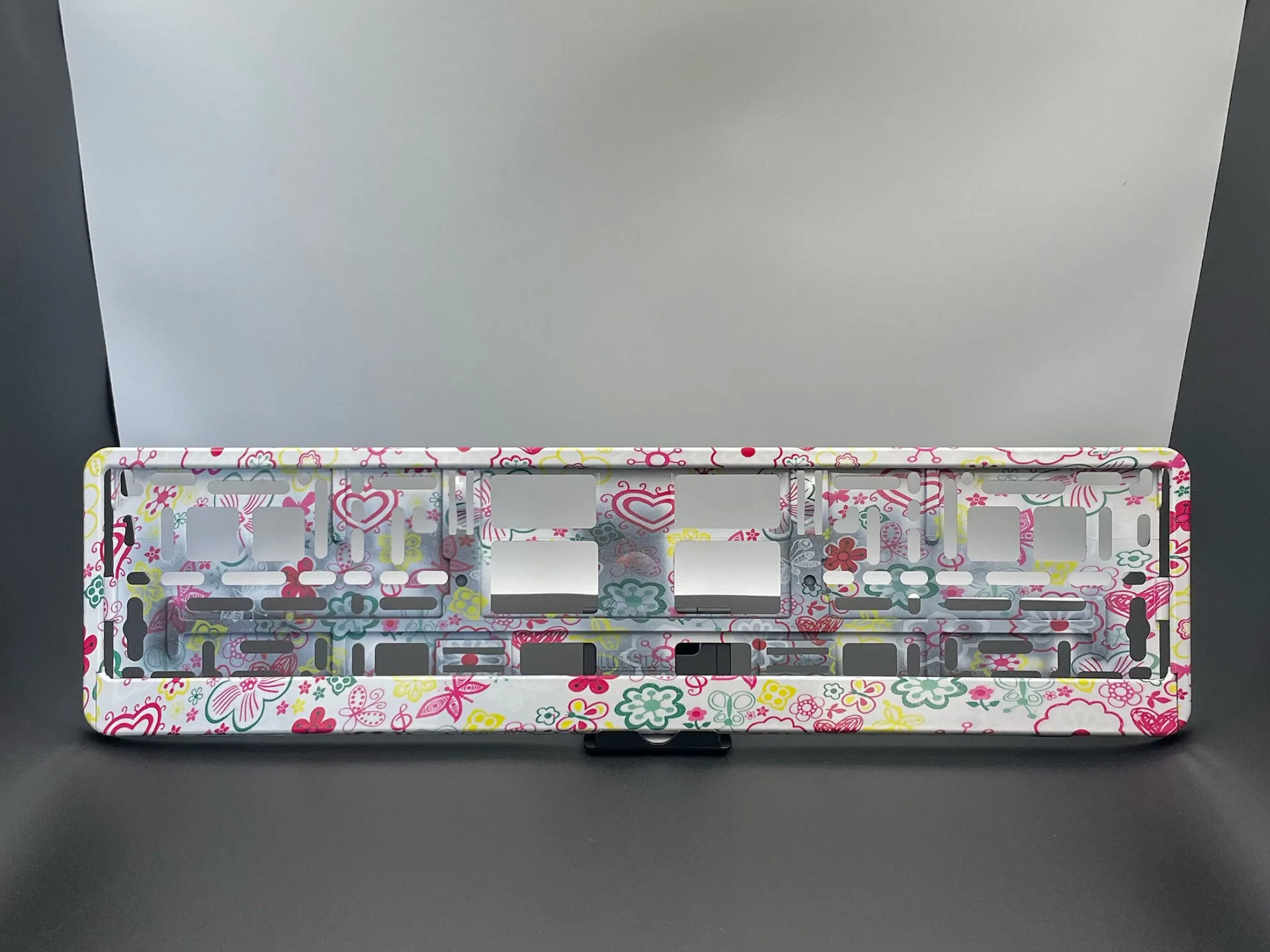 Porte-plaque "Colorful Flowers"