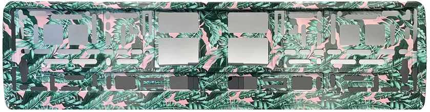 Monster Plant clip-on nummerplaathouder