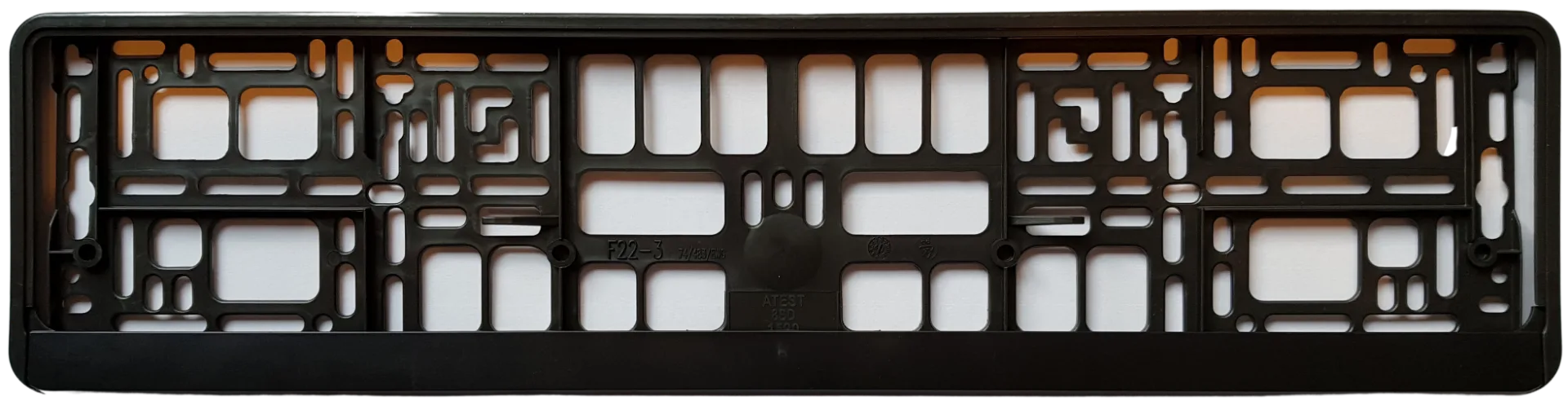 Duitse stijl clip-on kentekenplaathouder