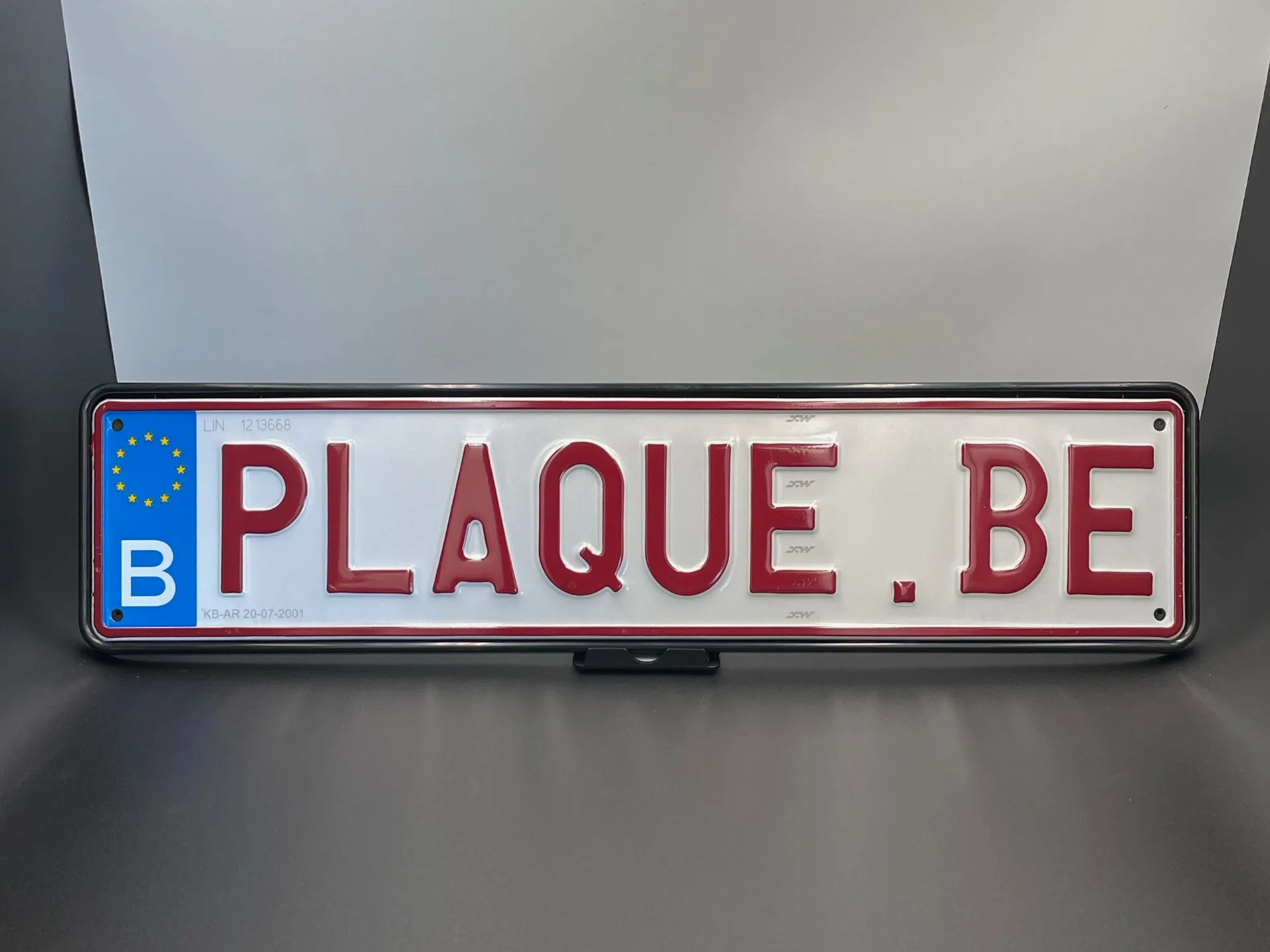 Porte-plaque PVC Magnétique