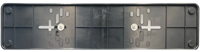 Magnetische zwarte PVC kentekenplaathouder