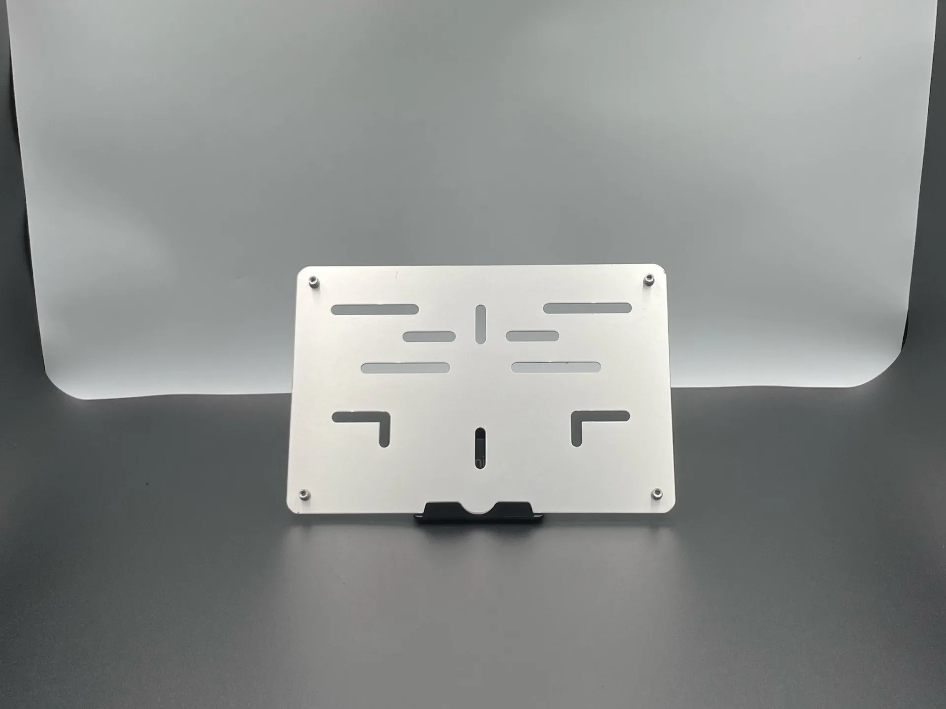 Porte-plaque Moto Alu Gris