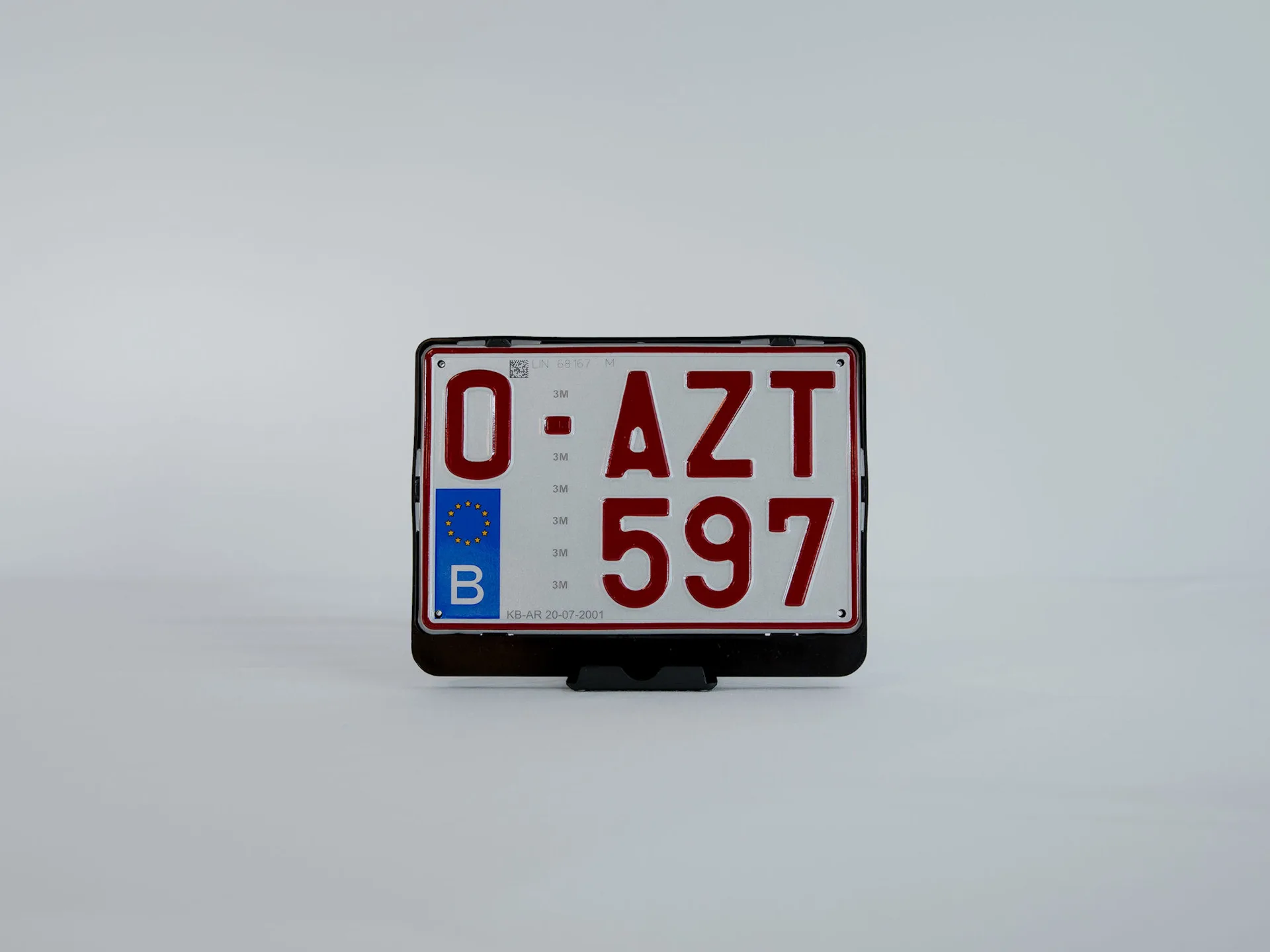 Porte-plaque Moto PVC