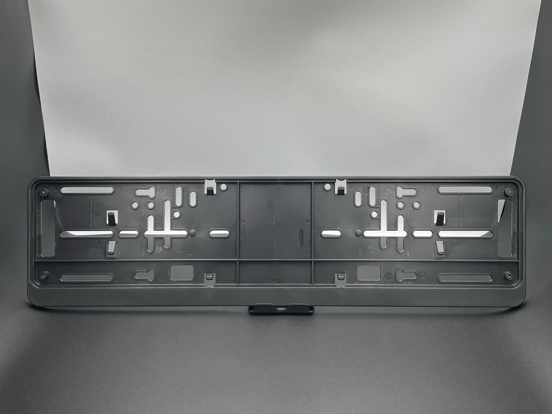 Porte-plaque PVC Noir