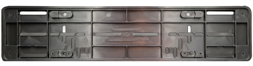 Zwarte ABS kentekenplaathouder