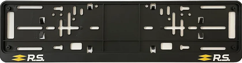 Renault RS kentekenplaathouder om te personaliseren