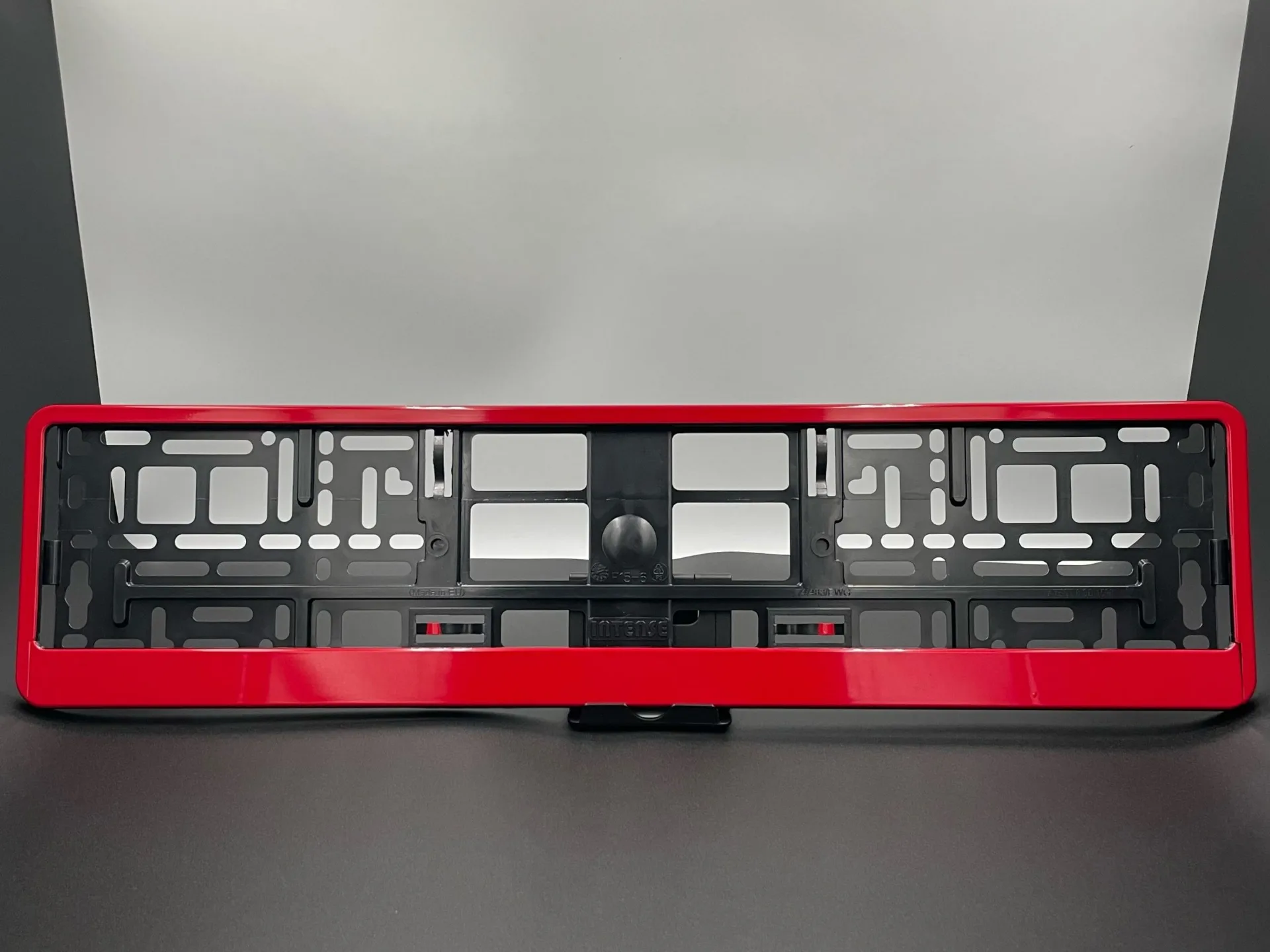 Porte-plaque Rouge Mat