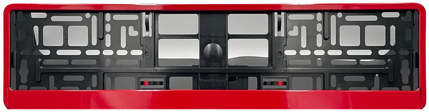 Matrode clip-on nummerplaathouder