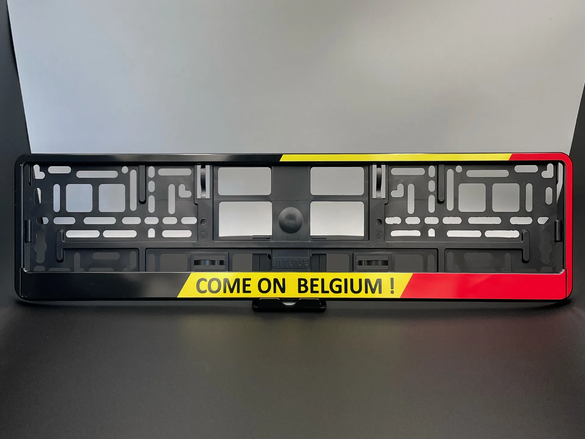 Porte-plaque Come on Belgium !