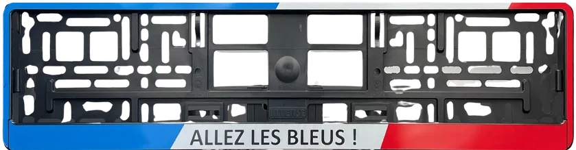 Allez les Bleus clip-on nummerplaathouder