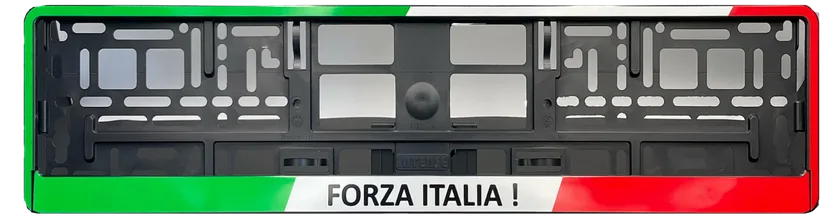 Forza Italia clip-on nummerplaathouder