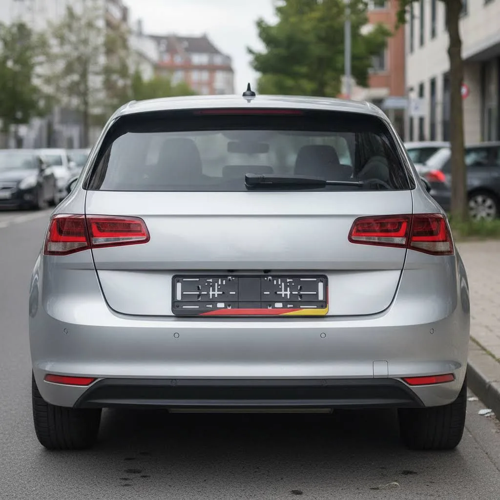 Porte plaque voiture Allemagne à personnaliser